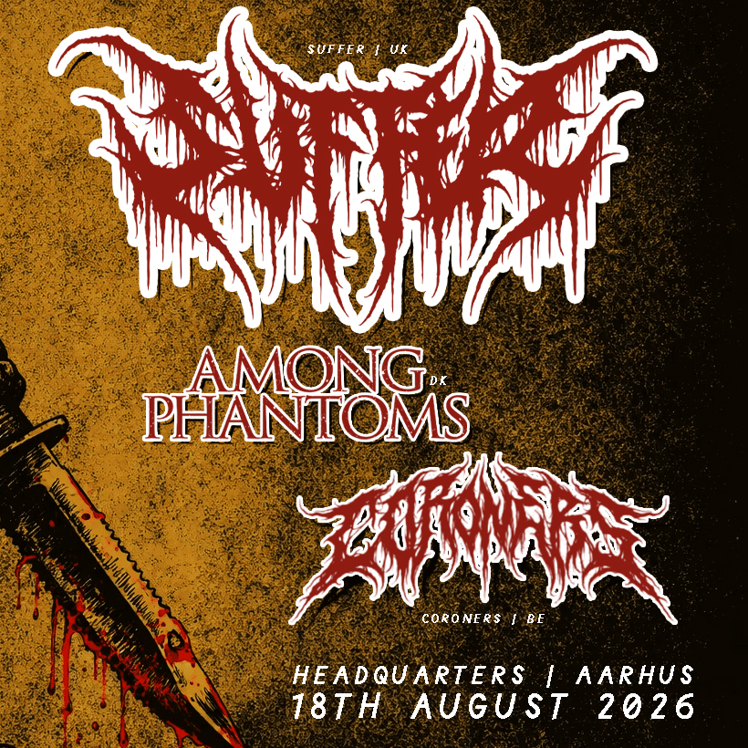 SUFFER koncert på HeadQuarters i Aarhus