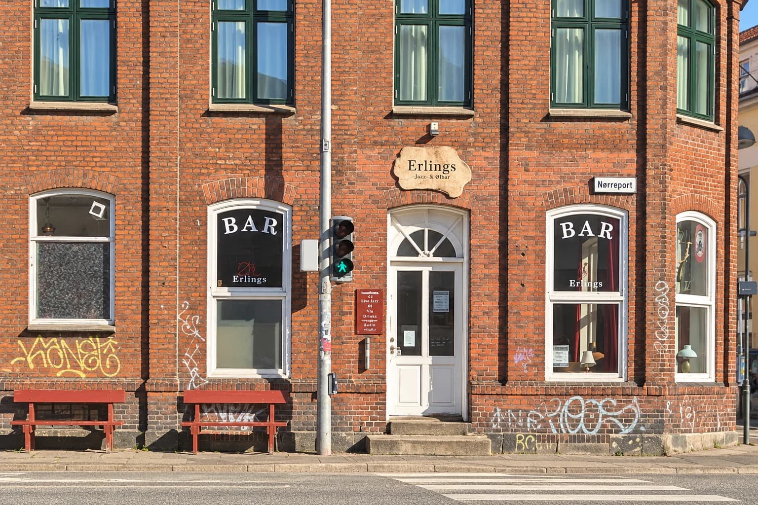 Erlings Jazz- & Ølbar på Nørreport i Aarhus